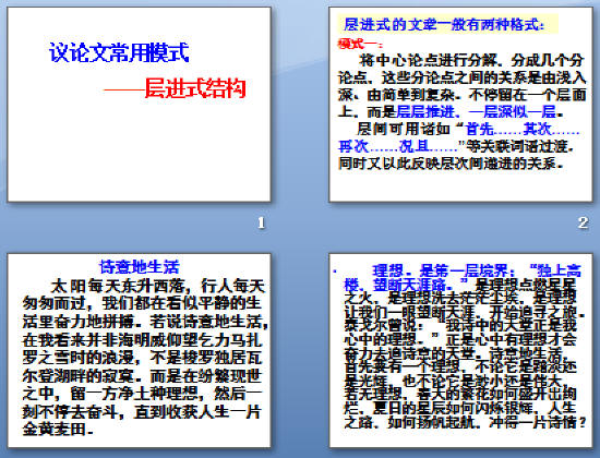 议论文分论点并列式(议论文分论点并列式片段)